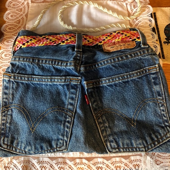 Purse made out of Levitz, with strap, Homemade, Great pattern❣️ - Picture 1 of 16